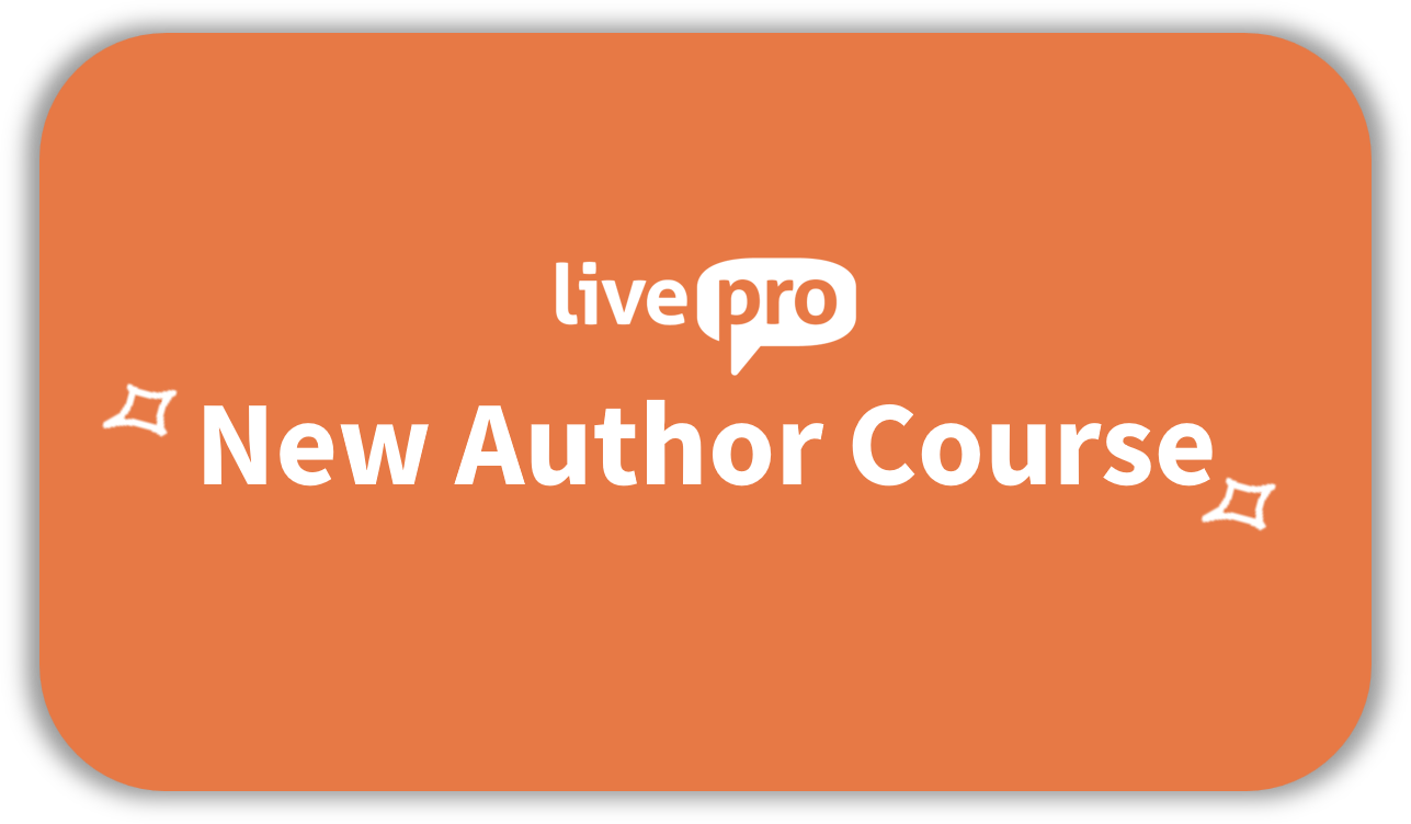 New Author Course